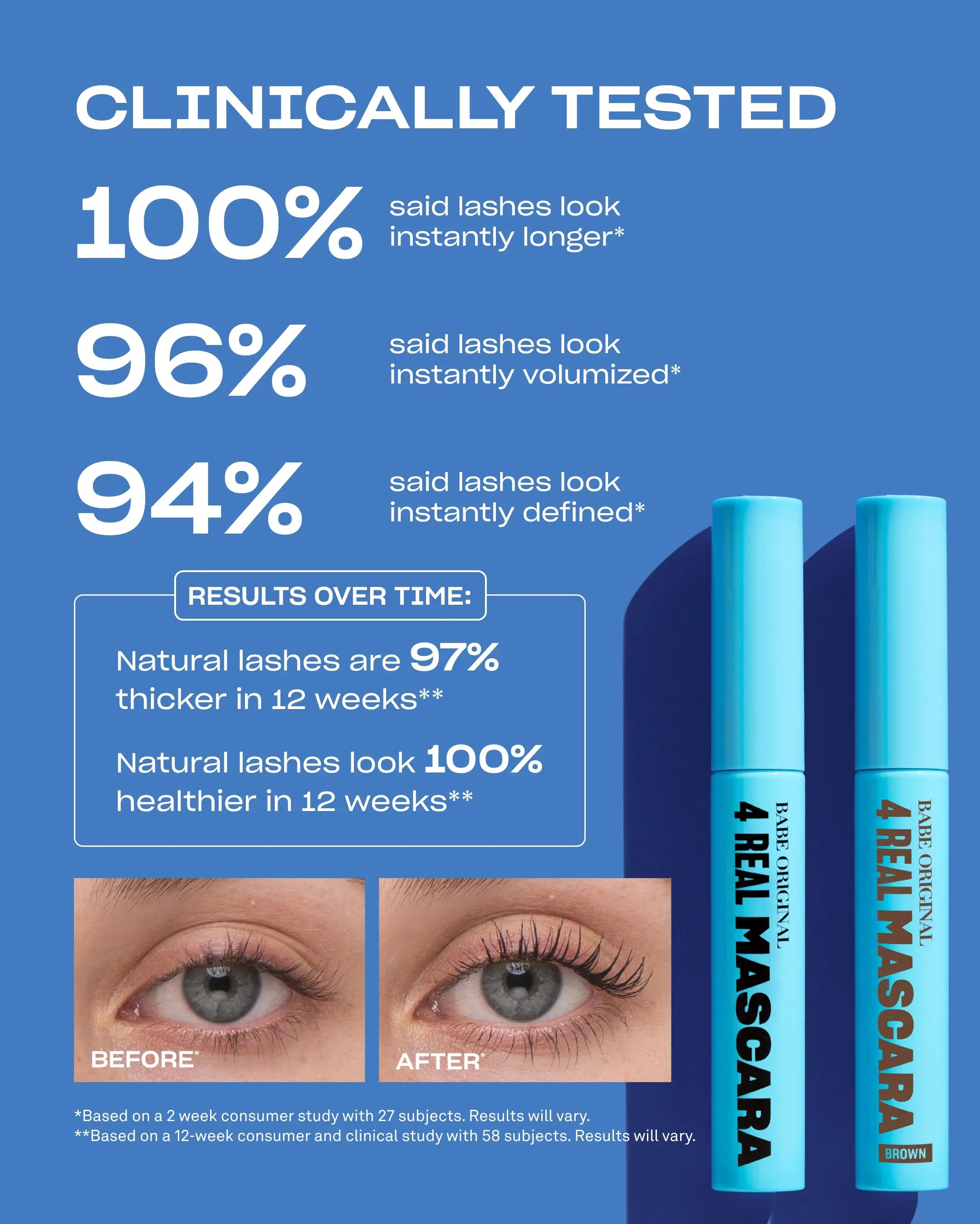 4 Real Mascara - Babe Original