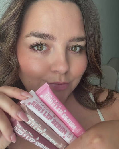 Cloud 9 Lip Serum all four shades applied